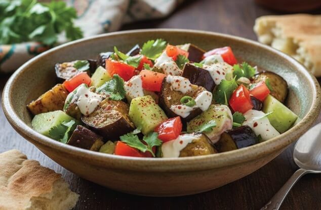 סלט חצילים תימני