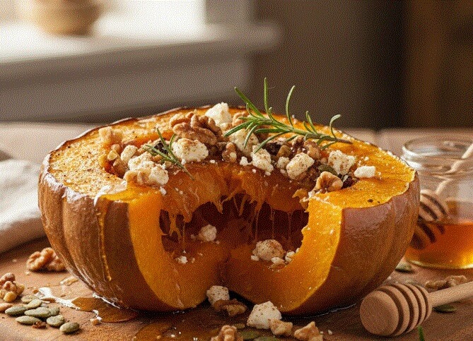 דלעת אפויה בדבש