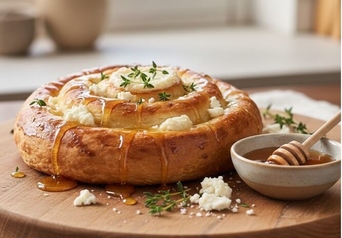 ג׳חנון גבינת עיזים ודבש 