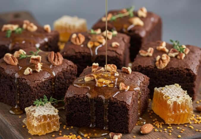  עוגת דבש עם ליקר