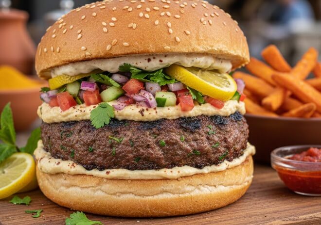 המבורגר בסגנון ישראלי