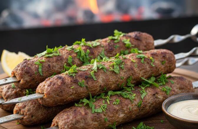   קבב עם פטרוזיליה