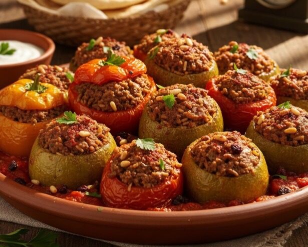     ממולאים בשר ואורז