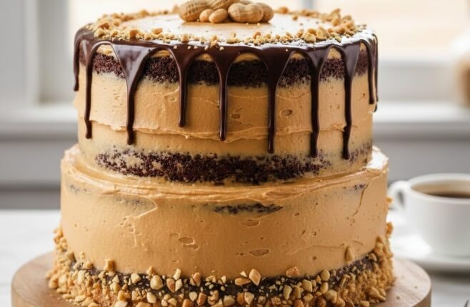 שוקולד עם קרם חמאת בוטנים 