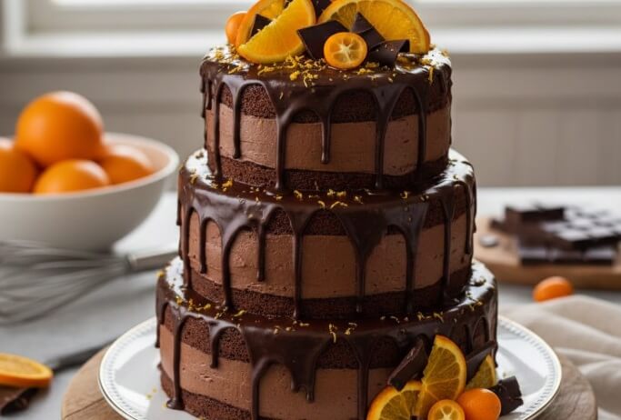     עוגת שוקולד תפוז 