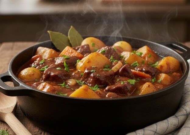  תבשיל תפוחי אדמה ובשר