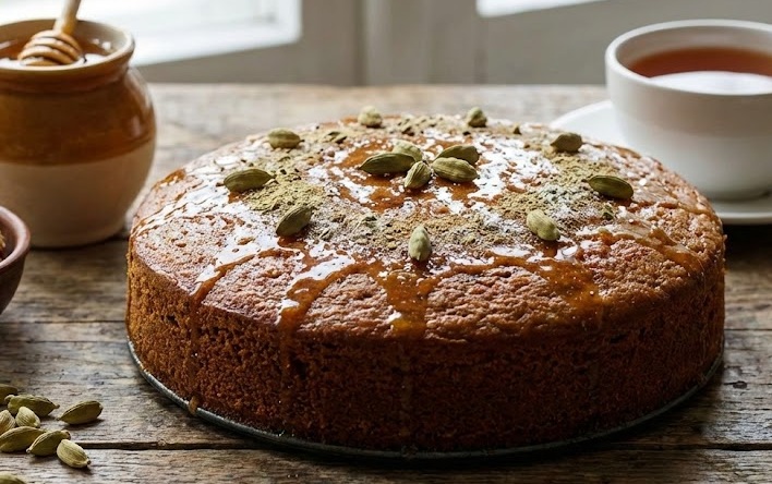   עוגת דבש עם הל