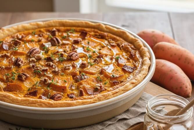   קיש בטטה ודבש