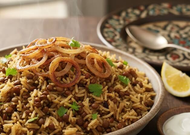 מג׳דרה אורז ועדשים