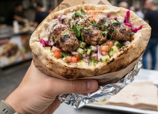 מתכון לפיתה עם קבב