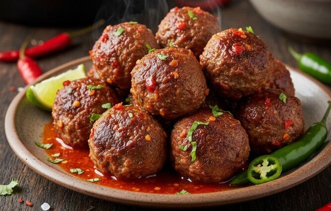 קציצות בקר חריפות