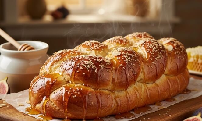 חלה מתוקה בדבש 