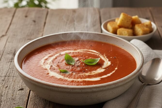 מרק עגבניות.