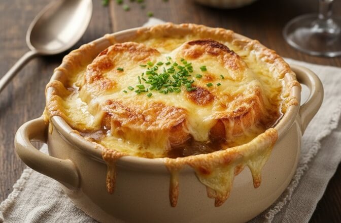 מרק בצל צרפתי